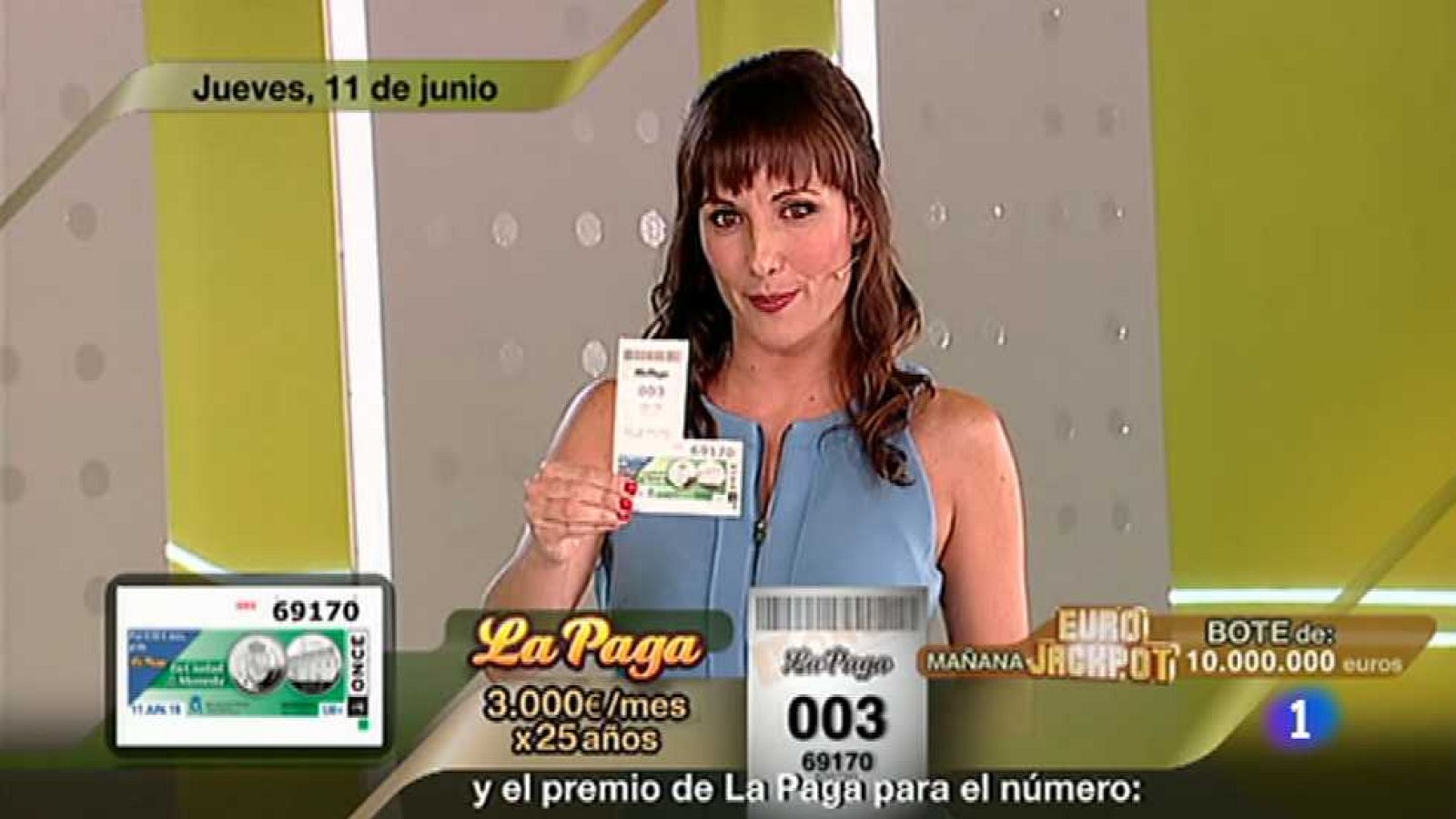 Sorteo ONCE - 11/06/15 - Ver ahora