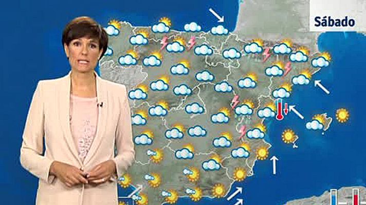 El tiempo - Precipitaciones en la mitad este y las montañas