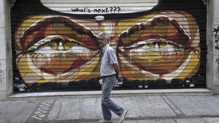 Telediario 1 - Grecia se niega a recortar las pensiones y sigue negociando