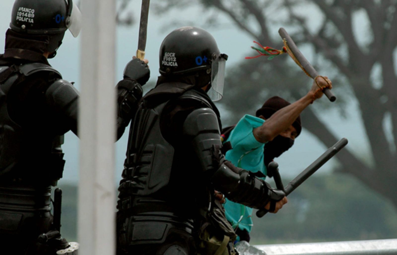Enfrentamientos en Colombia