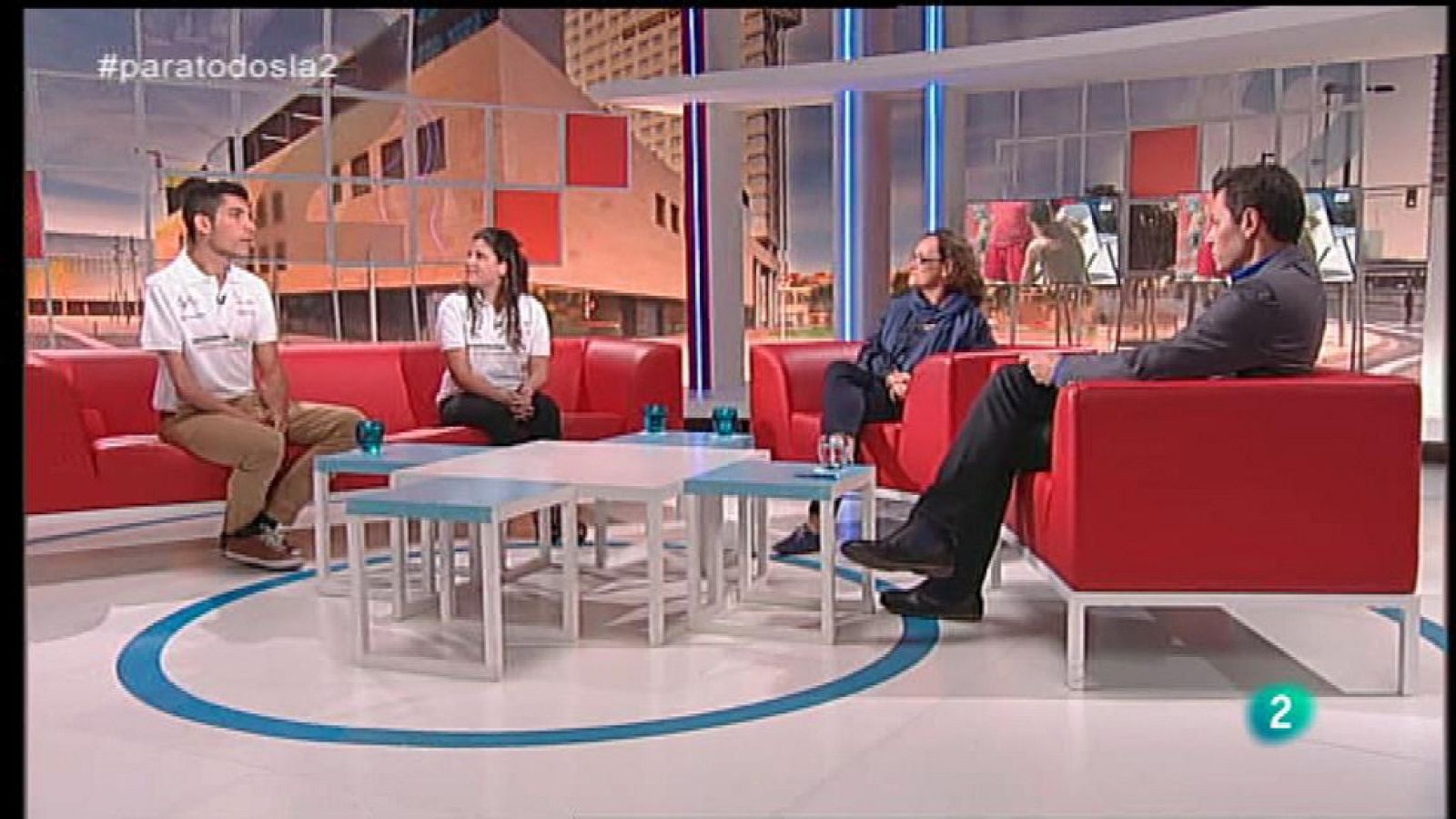 Para Todos La 2 - Entrevista - "Trainers paralímpicos" Sabina Lobato, Alejandro Sánchez y Carla Casals