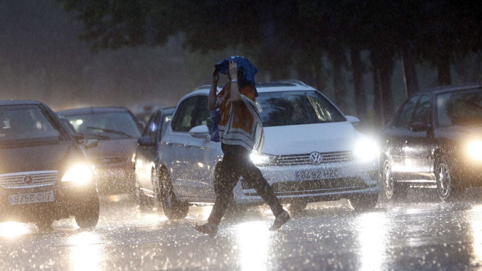 Chubascos y granizo en Comunidad Valenciana, Cataluña y Baleares