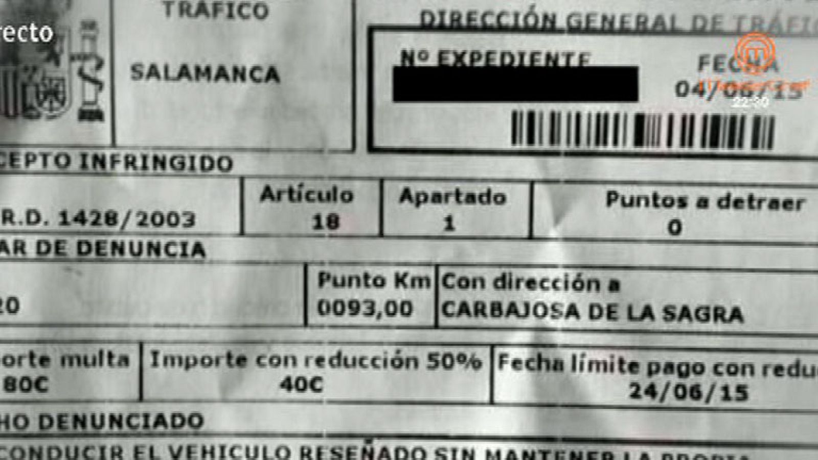 Multado por morderse las uñas