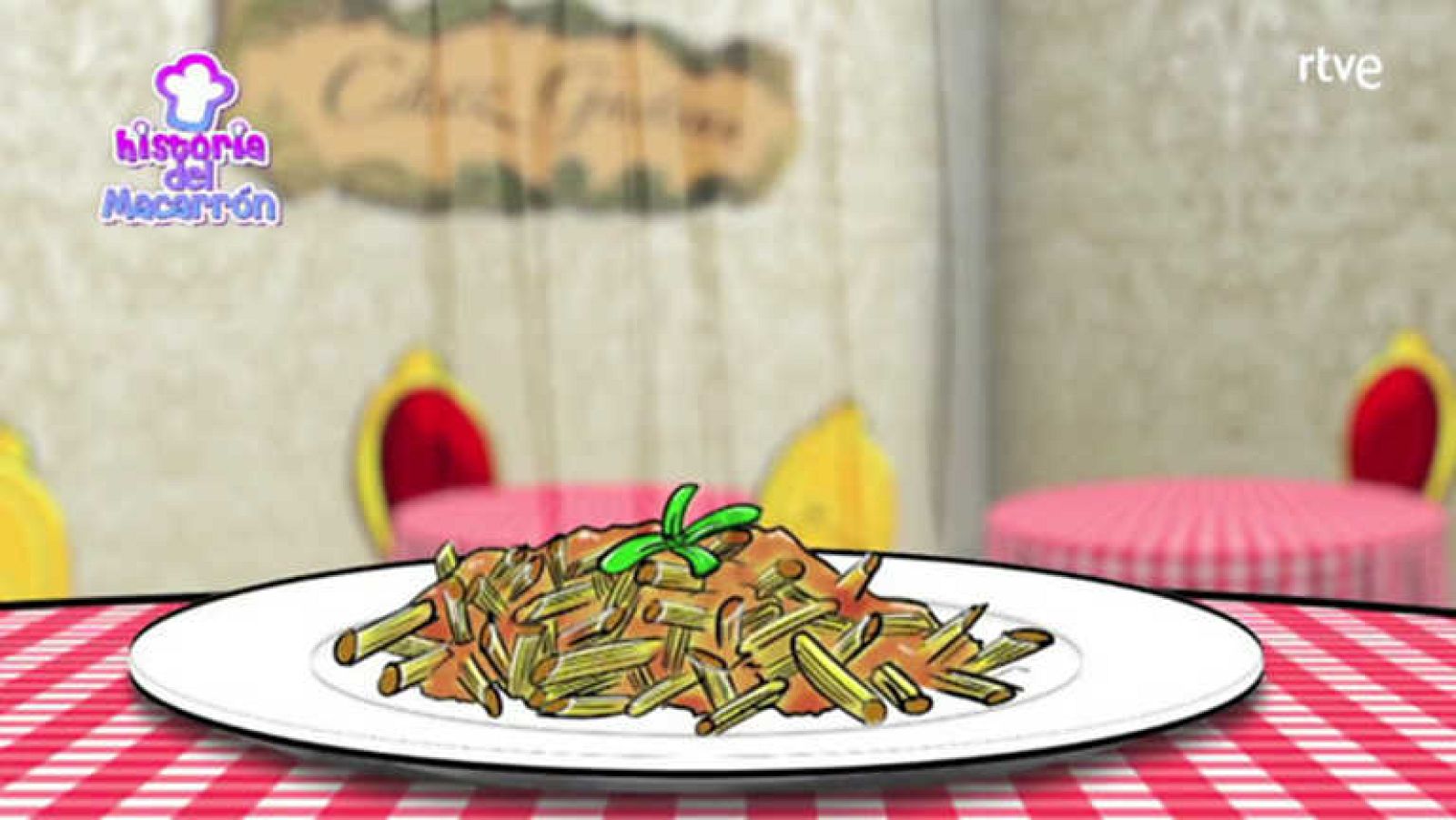 Animación - La historia del macarrón - Cocina con Clan | Ver