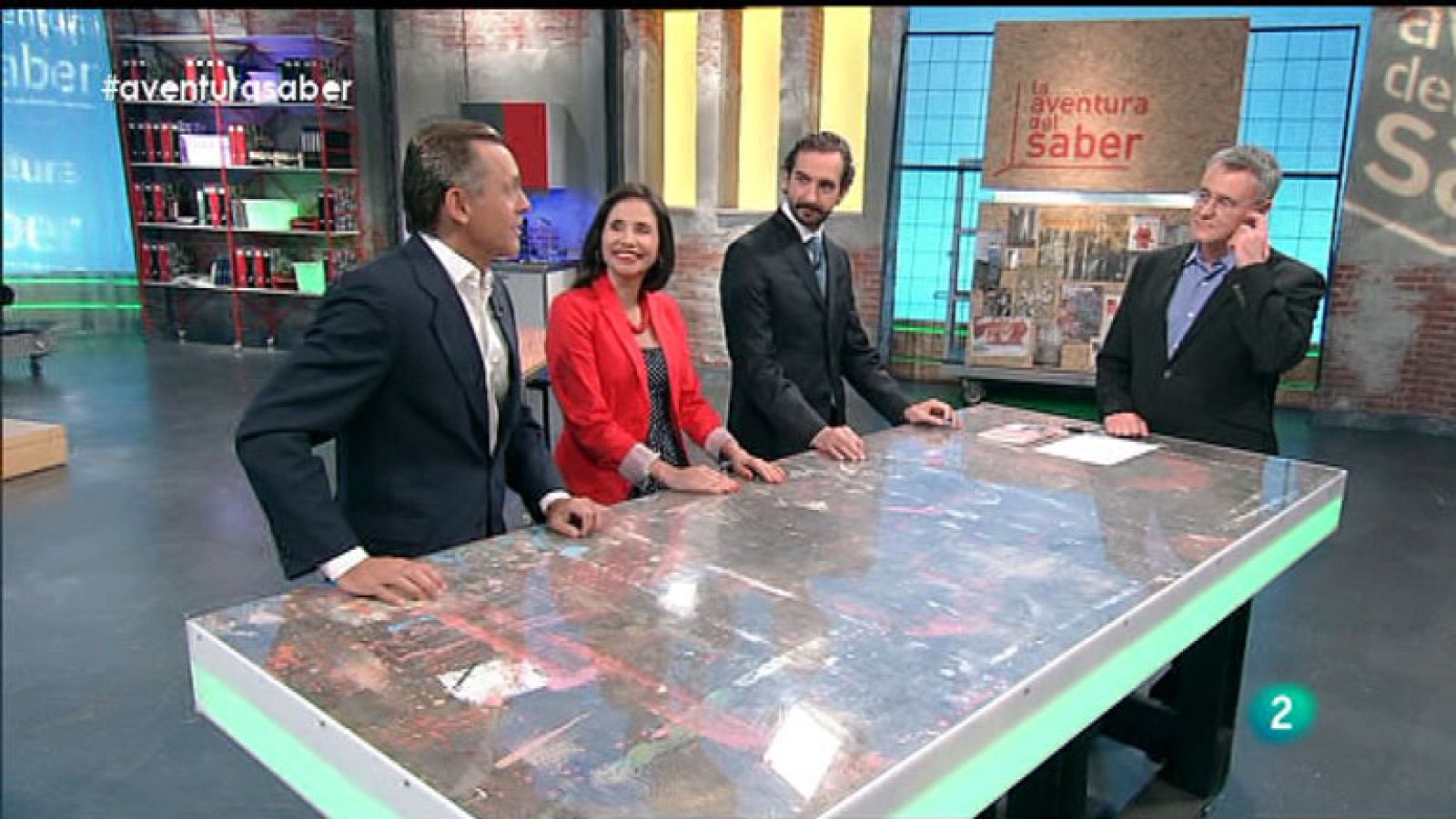 La Aventura del Saber. Sección #ConstruyeTuEmpresa. Arturo de las Heras junto a Elena Mª  Palacio y Jacobo Parages
