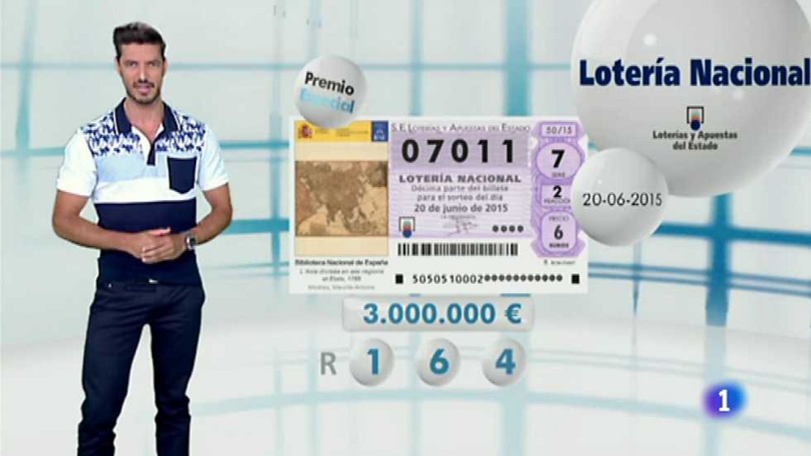 Lotería Nacional - 20/06/15 - Ver ahora
