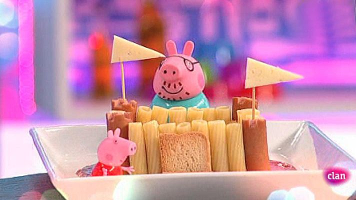  - Castillo de salchichas con puré