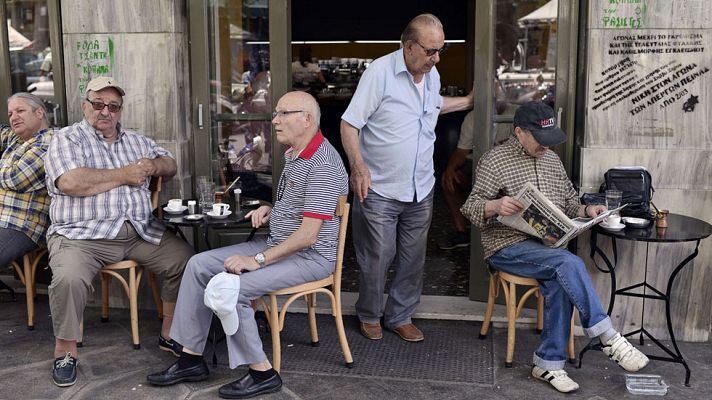 Telediario 1 - Tensión política en Atenas