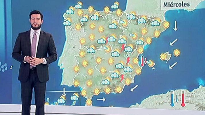 El tiempo - Lluvias en el este y temperaturas bajas