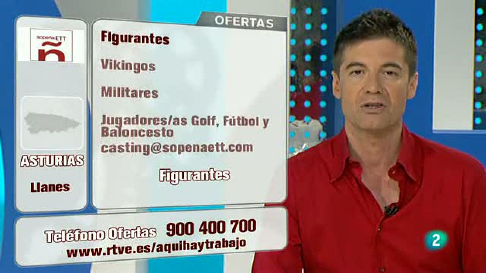 Casting para figurantes de un anuncio de TV - Aquí hay trabajo | Ver