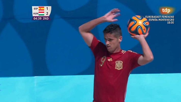  - Fútbol playa: España-Hungría
