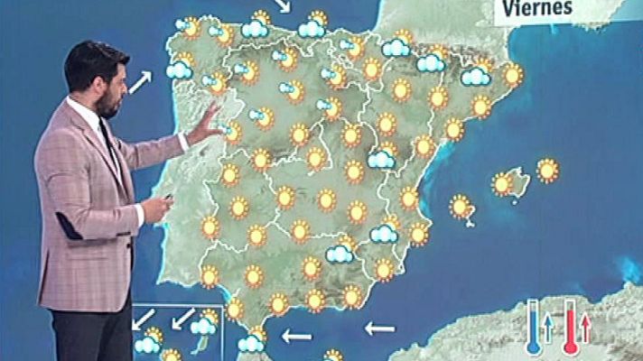 El tiempo - Mucho calor en el valle del Ebro, meseta sur y suroeste