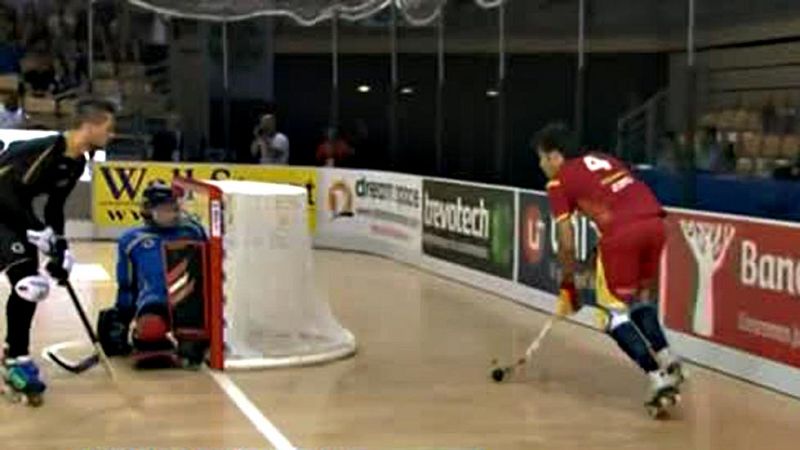 La selección española de hockey sobre patines jugará mañana la final del Campeonato del Mundo que se disputa en La Roche sur Yon (Francia), por sexta ocasión consecutiva, tras derrotar este viernes a Alemania por 6-2.