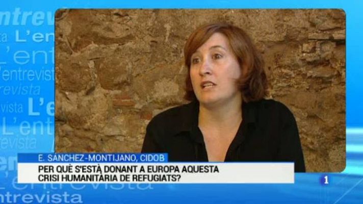 L'Informatiu - L'Entrevista de l'Informatiu Cap de Setmana - 27/06/2015: Elena Sánchez Montijano, investigadora de migracions del CIDOB