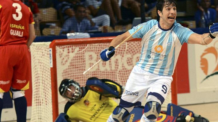 Telediario 1 - Argentina frustra el récord de Mundiales de hockey de España