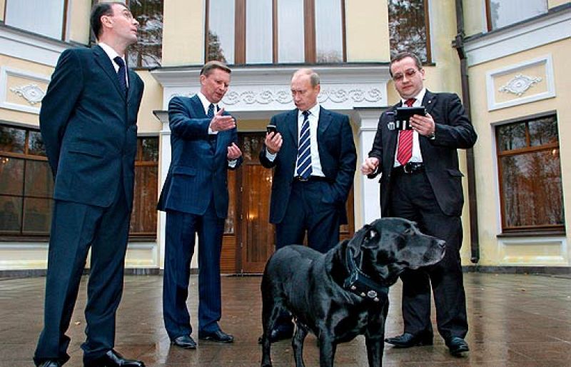 La perra de Putin lleva GPS