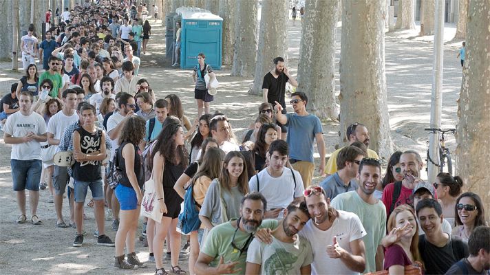 Telediario 1 - Cásting en Girona para ingresar en el mundo de 'Juego de Tronos'