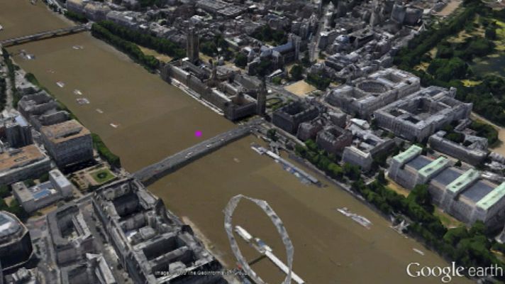 Telediario 1 - Google Earth cumple 10 años