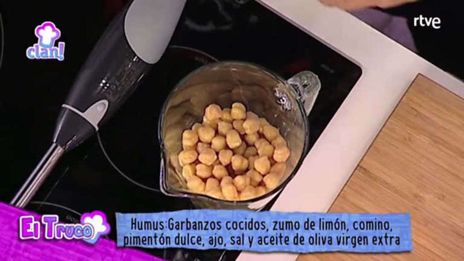 Truco - Aprovechar las legumbres (humus) - Cocina con Clan | Ver
