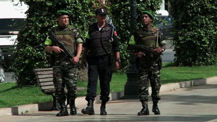 Telediario 1 - Marruecos refuerza su seguridad ante la amenaza de ser el próximo objetivo del terrorismo yihadista