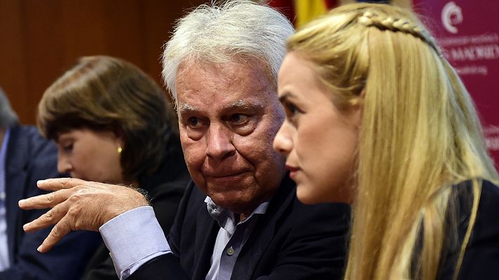Telediario 1 - Felipe González anuncia que volverá a Venezuela antes de las elecciones del 6 diciembre