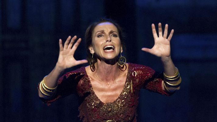 Telediario 1 - Ana Belén da vida a la vengativa 'Medea', que se estrena en el Teatro Romano de Mérida
