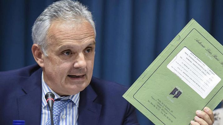 Telediario 1 - El CSD suspende de sus funciones a Escañuela y a Aguilera