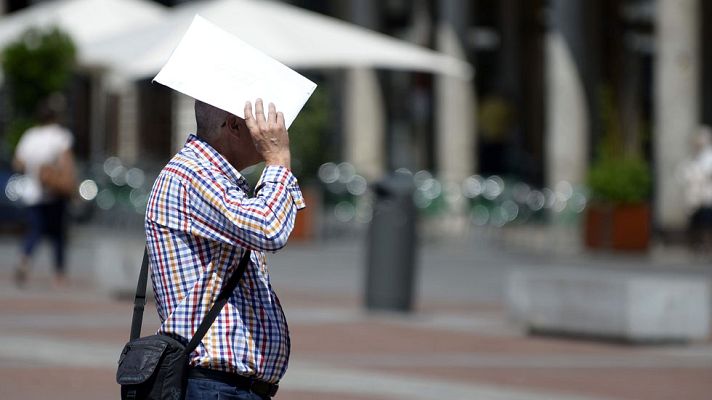 Telediario 1 - Nueva ola de calor