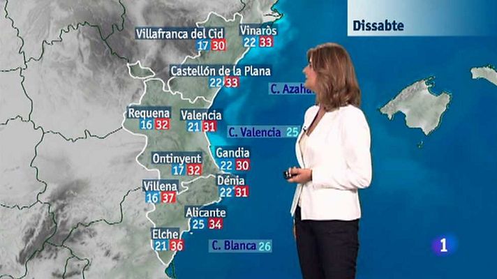 L'informatiu - Comunitat Valenciana - El tiempo en la Comunidad Valenciana - 03/07/15
