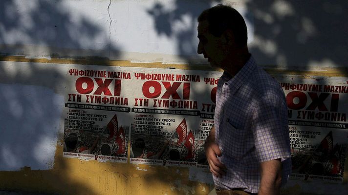 Telediario 1 - Posibles escenarios tras el referéndum griego