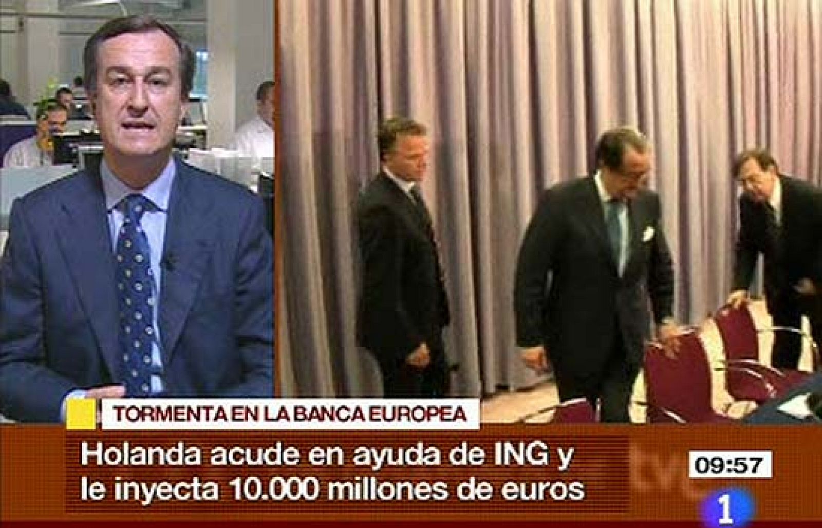 El director general de ING en España,  César González Bueno, ha asegurado en "Los Desayunos de TVE" que esta entidad es fuerte y solvente.