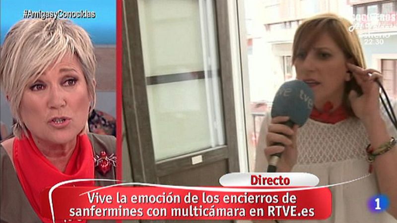 Amigas y Conocidas - As� se ha vivido el primer encierro de San Fermines 2015