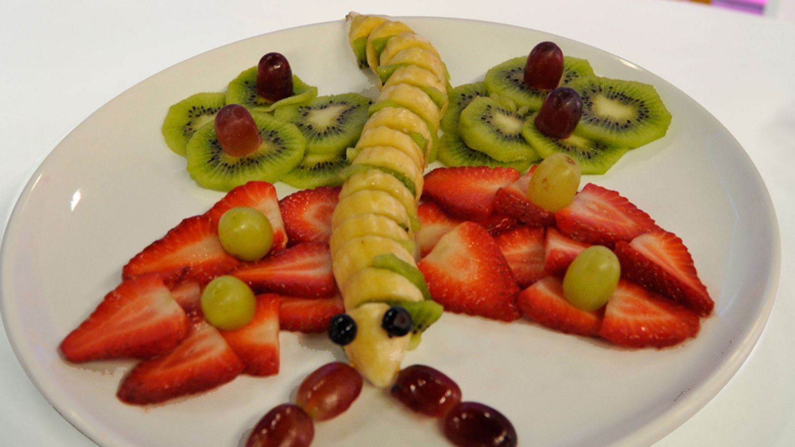 Postre - Mariposas de frutas