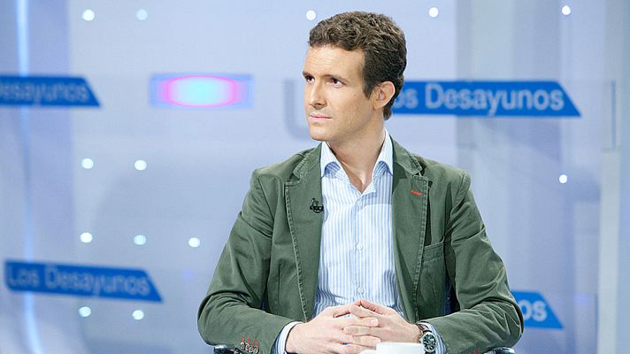 Los desayunos de TVE - Casado: "Queremos estar más cerca de la gente, escucharles y serles útiles"