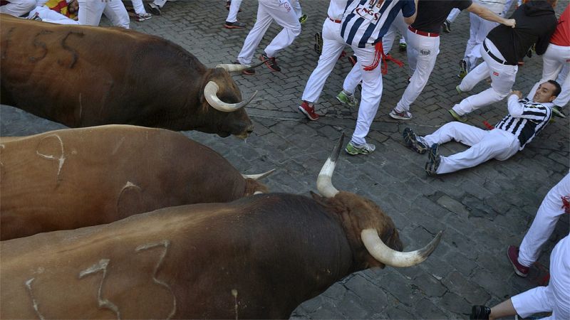 Así cuenta la NBC los encierros de San Fermín para el público de Estados Unidos