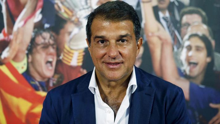 Telediario 1 - Laporta propone a Freixa y Benedito "unir fuerzas" contra Bartomeu