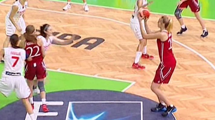 Baloncesto en RTVE - Camp. Europa Femenino Sub-20. 2ª Semifinal: España- Rusia