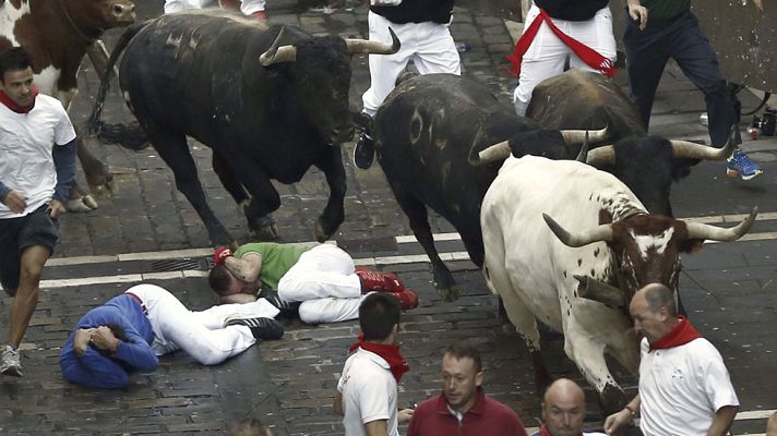 San Fermín - Sexto encierro de San Fermín 2015