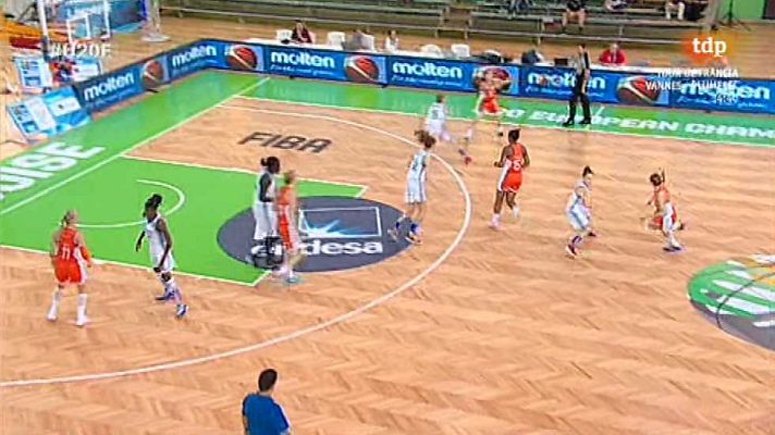 Baloncesto en RTVE - Camp. Europa Femenino Sub-20. 1ª Semifinal: Francia-Holanda