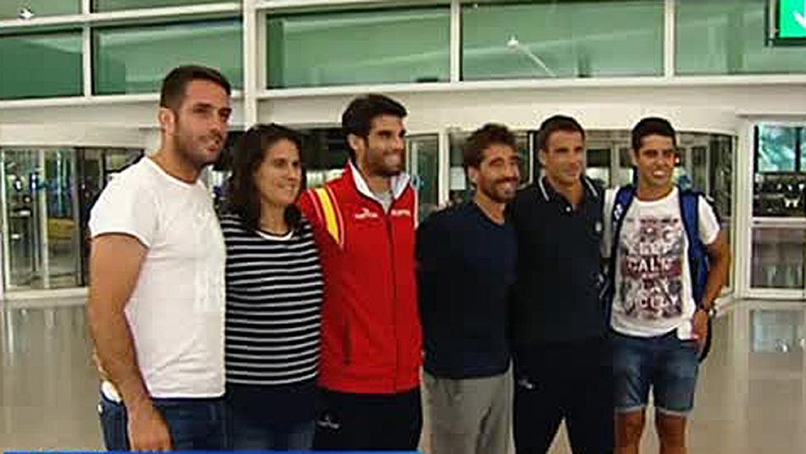 El equipo español de Davis pone rumbo a Rusia