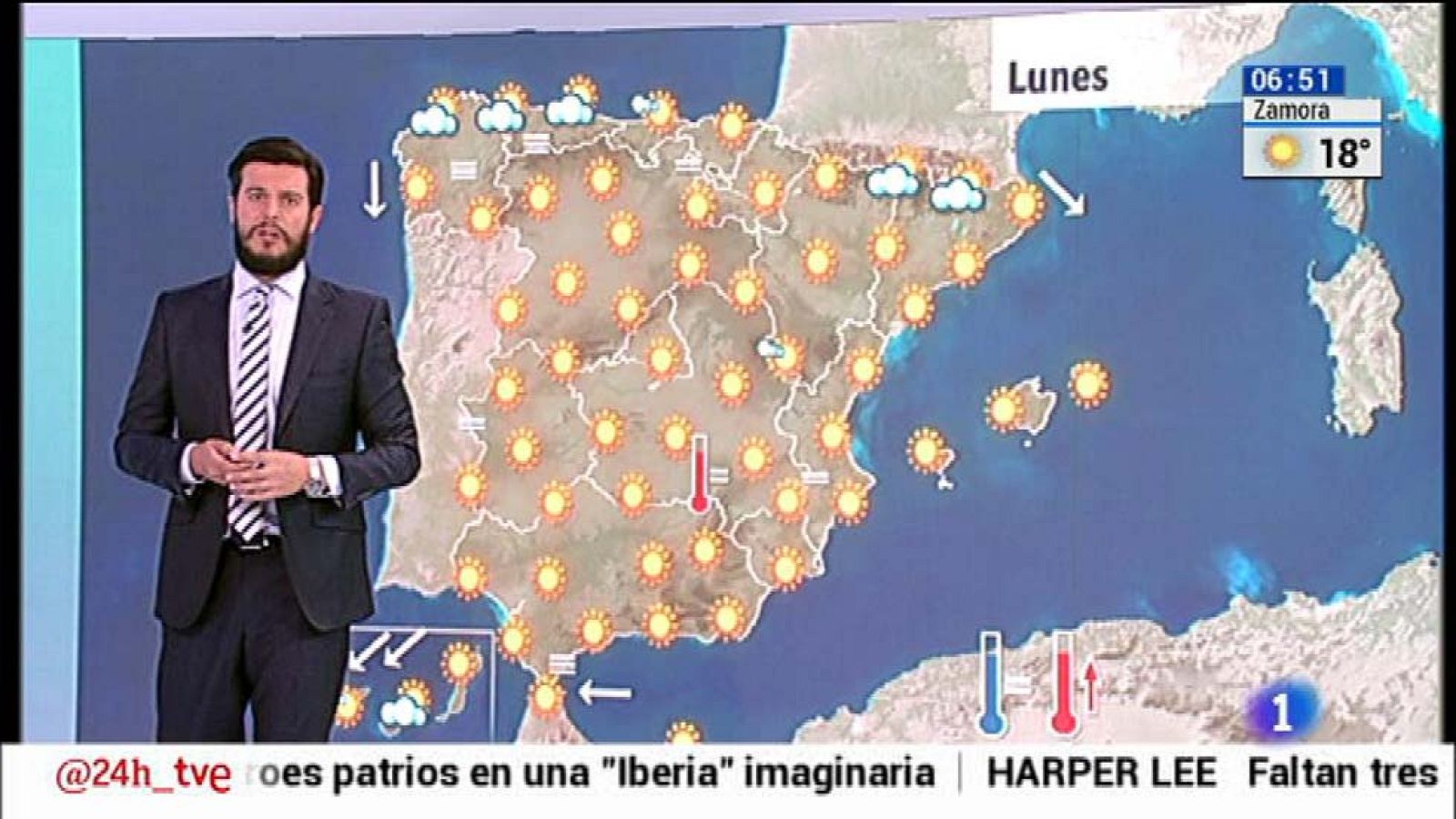 Temperaturas muy altas en casi toda la península - El tiempo | Ver