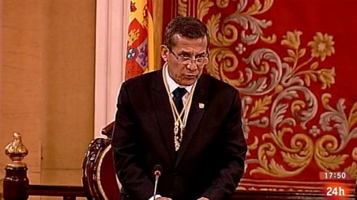 Parlamento - Visita del presidente peruano