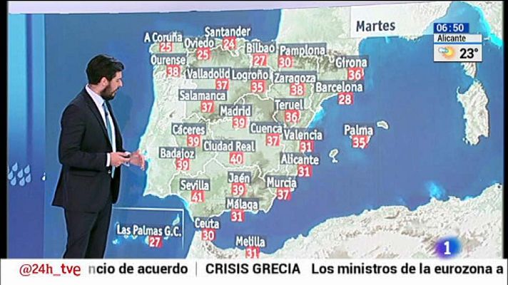 El tiempo - Sigue la ola de calor