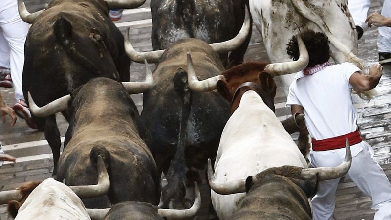 La velocidad, tónica general en los ocho encierros de Sanfermines 2015