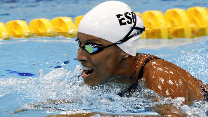 Telediario 1 - Teresa Perales logra su primer oro en el Mundial paralímpico en Glasgow