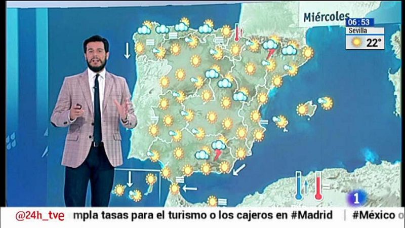Persiste la ola de calor - El tiempo | Ver