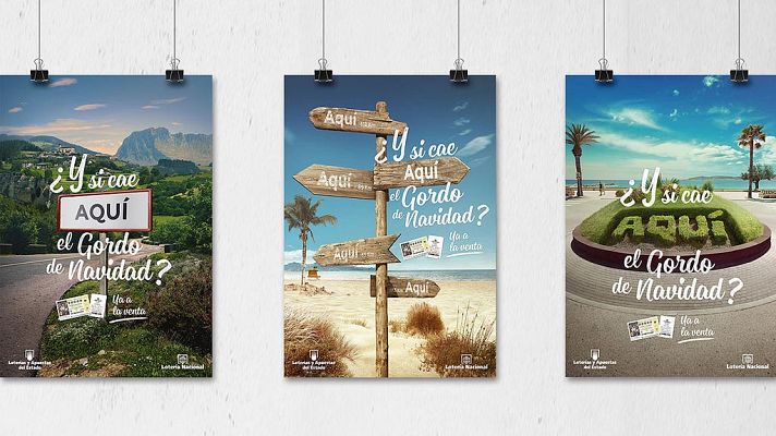 Telediario 1 - Campaña de verano de la Lotería de Navidad 2015