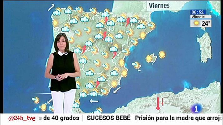 El tiempo - Bajan algo las temperaturas