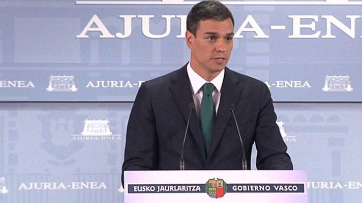 Telediario 1 - Pedro Sánchez: la lista unitaria de Convergencia y Esquerra "fractura" a la sociedad catalana