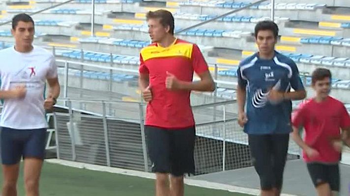 Telediario 1 - Un mail convierte a Pau Tonnesen en la mejor promesa del decatlón español